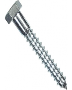 1/4 in. X 2 in. Metal Lag Screw (Each)