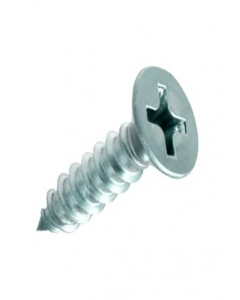 #4 X 1 in. Metal Coarse Thread Countersunk Wood Screw 1 pc. (Each)