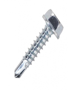 #10 X 1-1/2 In. Metal Coarse Thread Hex Head Self Drilling Screw 1 pc. (Each)