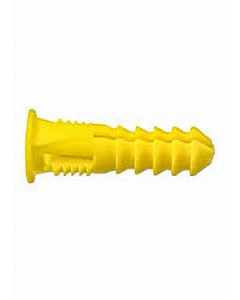 #4-6-8 Plastic Ribbed Screw Anchor 1 pc. (Each)