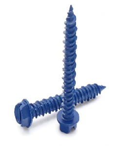 1/4 in. X 1-1/4 in. Steel Coarse Thread Hex Head Concrete Screw 1 pc. (Each)