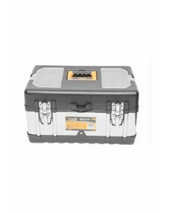 18 in. Toolbox Black And Silver Finish (Each)