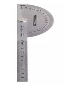 6 in. Polish Stainless Steel Protractor (Each)