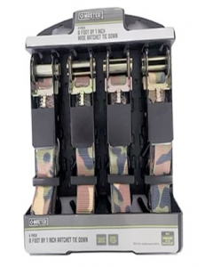 1 in. X 8 ft. Camouflage Ratchet Tie Down (Each)