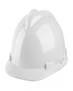 White Plastic Hard Hat (Each)