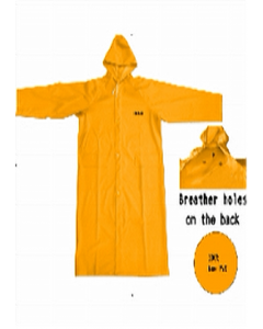 Extra Large Yellow Industrial  Rain Coat (Each)