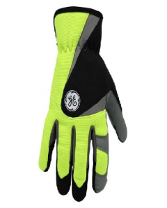 Black And Green Extra Large Mechanic High Visibility Work Gloves (Each)