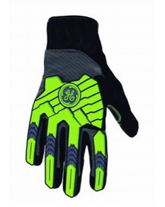 Black And Green Extra Large High Visibility Work Gloves (Each)