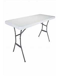 30 in. X 72 in. White Granite Folding Table 2924 (Each)