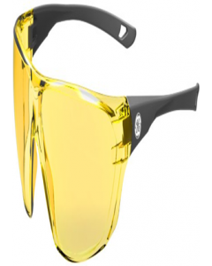Yellow Tint Lens Gray Safety Glasses (Each)
