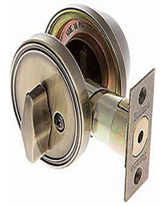 Antique Brass Steel Deadbolt Lock (Each)