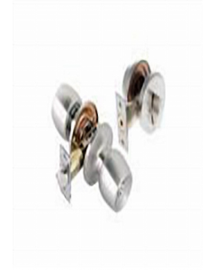 Polished Stainless Steel Knob Lock (Each)