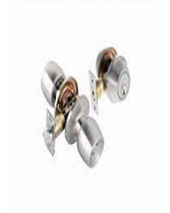 Polished Stainless Steel  Knob Lock (Each)