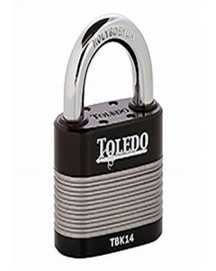 63 mm. padlock laminated high security black (Each)
