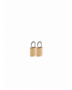 padlock solid brass keyalike 2 pack (Each)