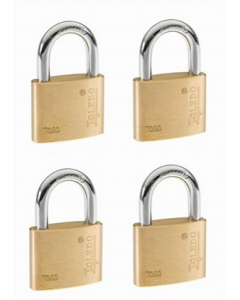 50 mm.  Keyalike Padlock  (4 pack) (Each)