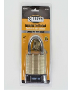60 mm. Padlock BRL0060 (Each)