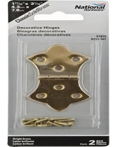 1-11/16 in. Decorative Hinge N211-84/CD5316 (Each)