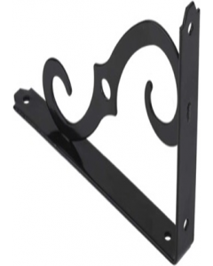 5 in. X 3-1/2 in. Black Metal Bracket (Each)