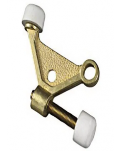 Brass Finish Metal Hinge Pin Door Stop (Each)