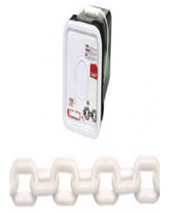#8 White Plastic Chain (METRE)