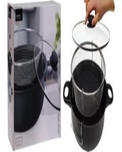 DEEP FRIER WITH GLASS LID 26CM (Each)