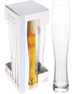 400 ml. Transparent Beer Glass (Each)
