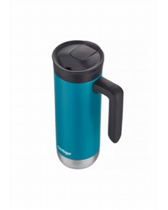 20 oz. Blue Snap Seal Lid Insulated Traveller Mug With Handle (Each)