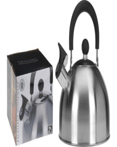 2500ML Silver Stainless Steel Whistling Kettle (Each)