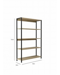 90 cm. X 30 cm.X 135 cm. Bookcase (Each)