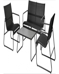 4 pc. Black Patio Set (Each)