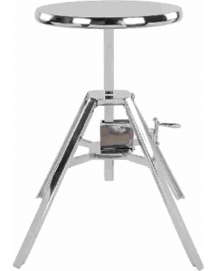 1 pc. Silver Finish Counter Stool (Each)