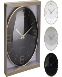 Aluminium Wall Clock (Each)