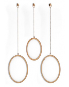 Gold Finish Metal Hanging Decor Frame (Each)