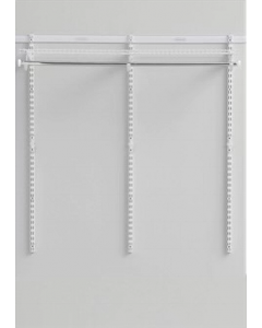 2 ft. - 4 ft. White Closet Shelf Kit (Each)