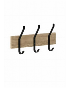 Oak/Black Wall Hanger Hook (Each)