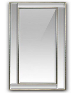 Silver Finish 61 cm. X 91 cm. Mirror (Each)