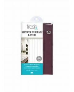 Burgundy, Shower Curtain Liner (Each)