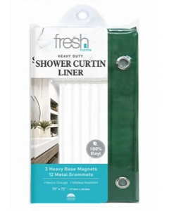 Hunter Green Shower Curtain Liner (Each)