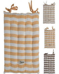 40 cm. x 40 cm. Assorted Strip Chair Pad (Each)