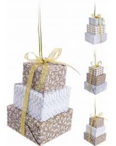Hang Gift Box Christmas Decoration (Each)