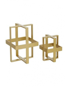 Metal Geometric Sculpture (Each)