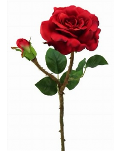 20 in. Red Artificial Rose (Each)