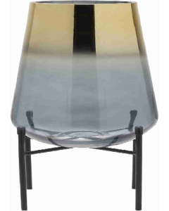 11 in. Blue Smoke Vase (Each)