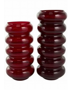 Red Glass Vase (Each)