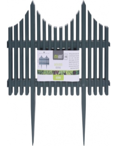 4 pc. Green Platic Garden Fence (Each)