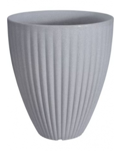 39 cm. Light Grey Planter (Each)