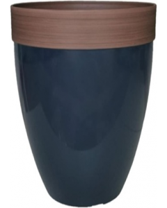 15 in. Navy Blue Planter (Each)