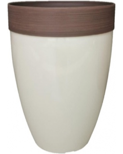 15 in. Beige Planter (Each)