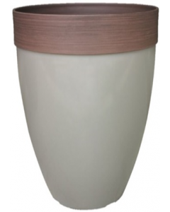 15 in. Taupe Planter (Each)
